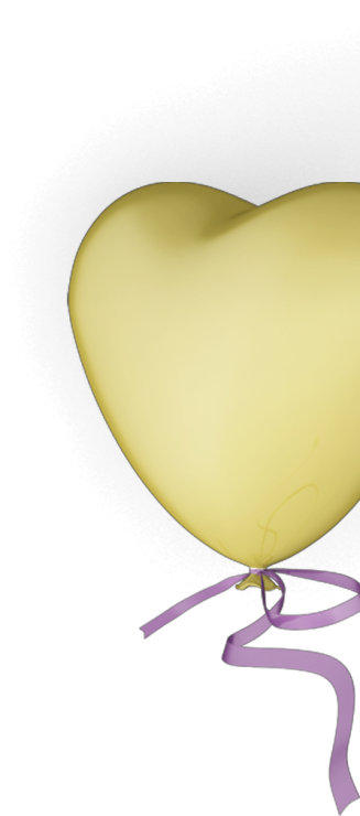 Balloon 3 - Heart - 45°